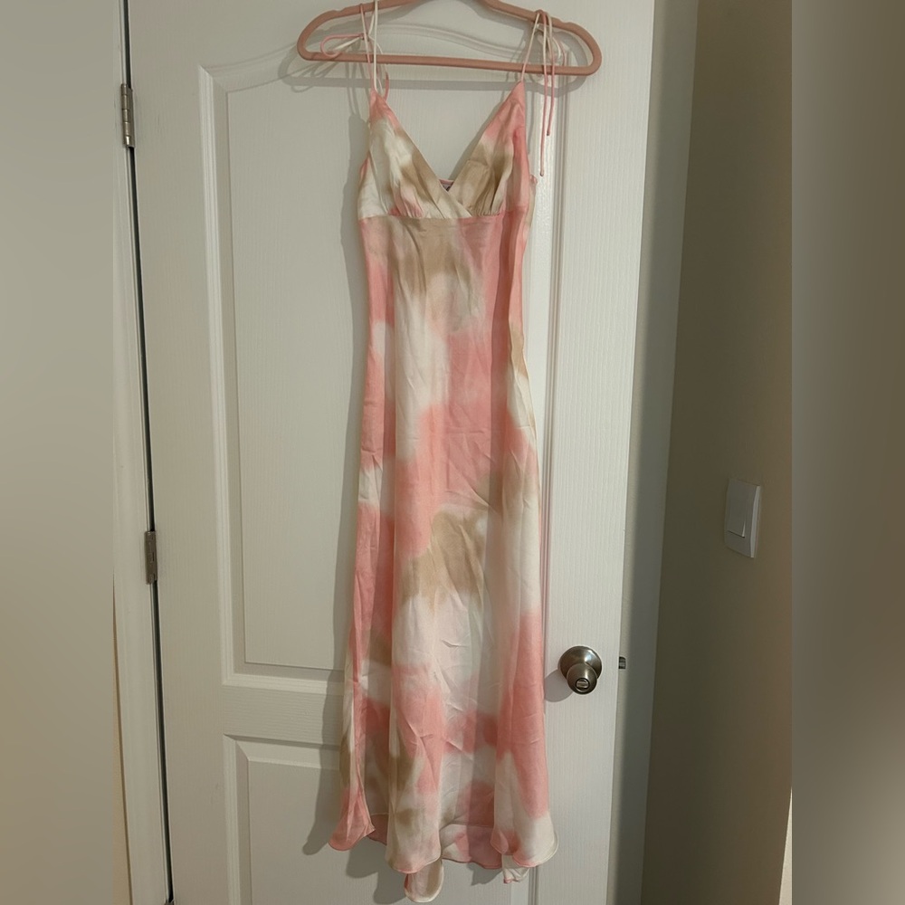 Petal & Pup Pink and Cream Dress